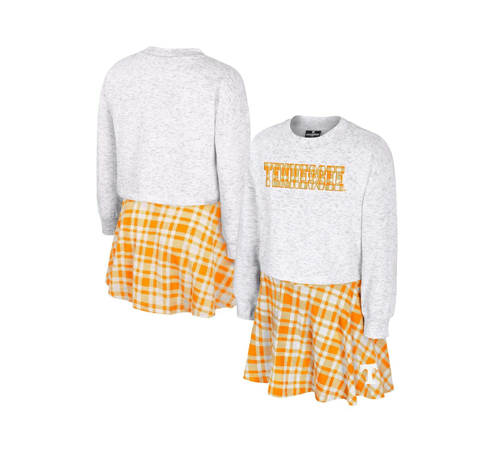 Комплект из юбки и топа Colosseum Gray Tennessee Volunteers для девочек