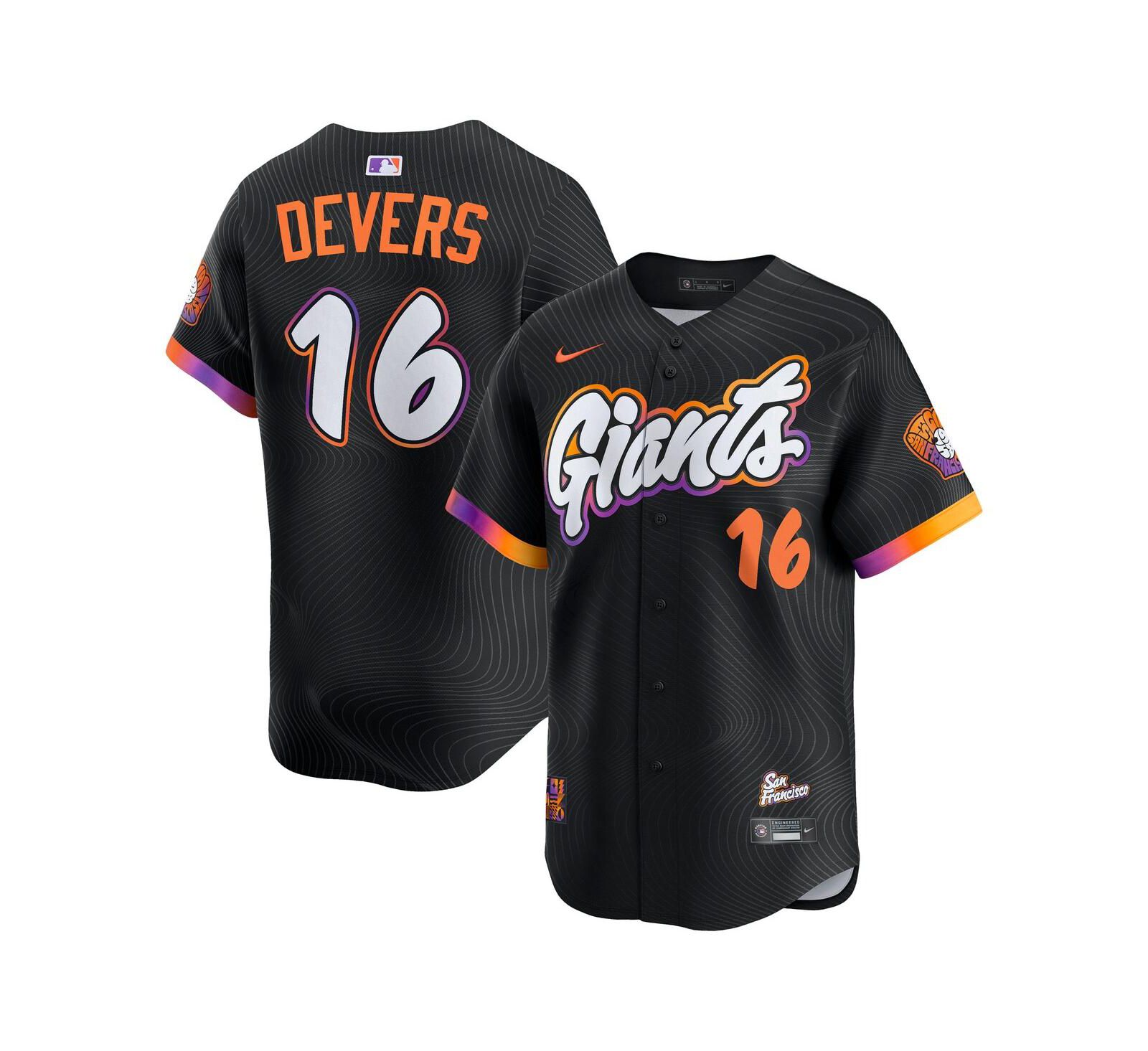 Nike Men's Rafael Devers Black San Francisco Giants 2025 City Connect Limited Player Jersey
