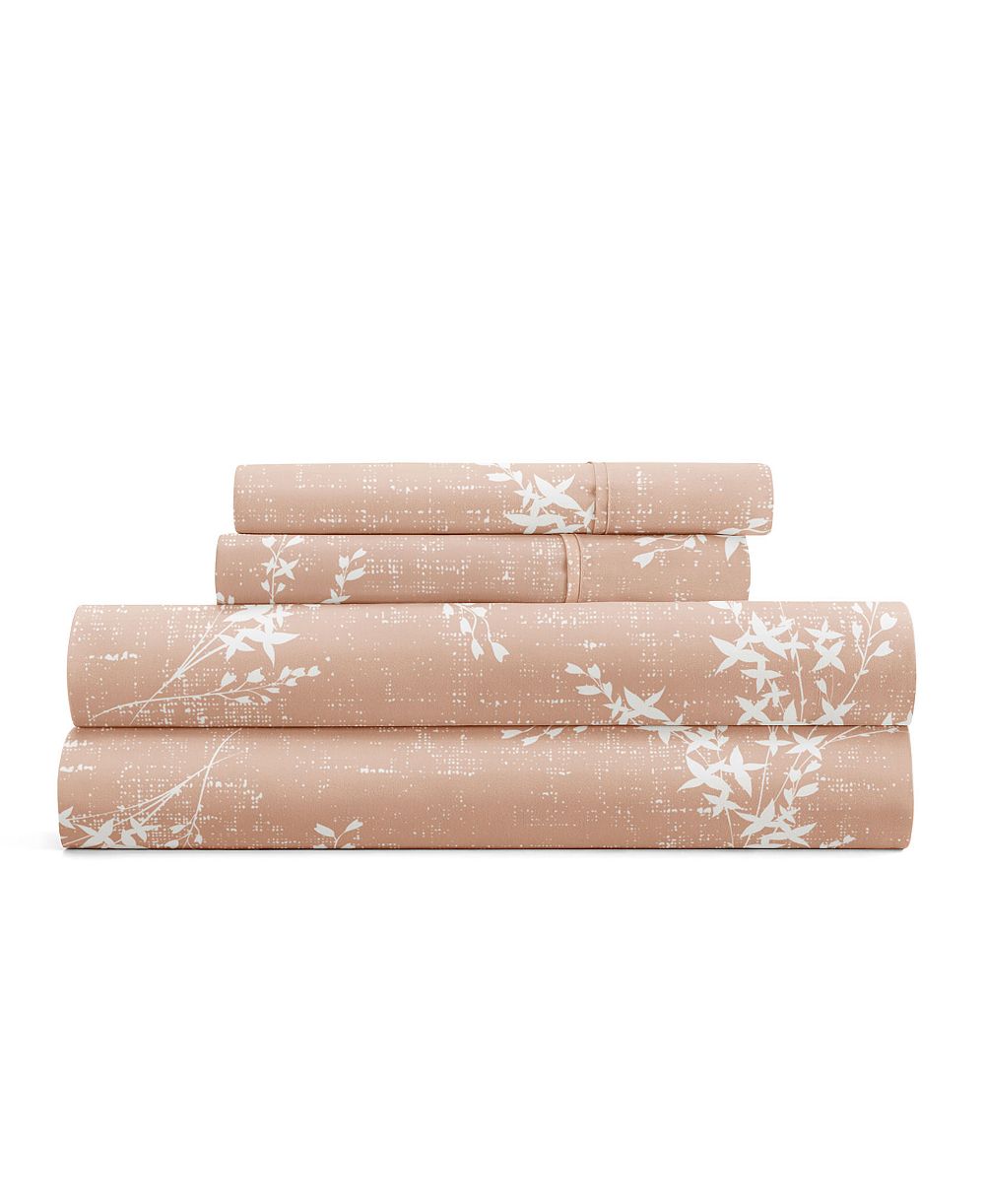 ienjoy Home Delicate Details 4-P.c. Sheet Set, King