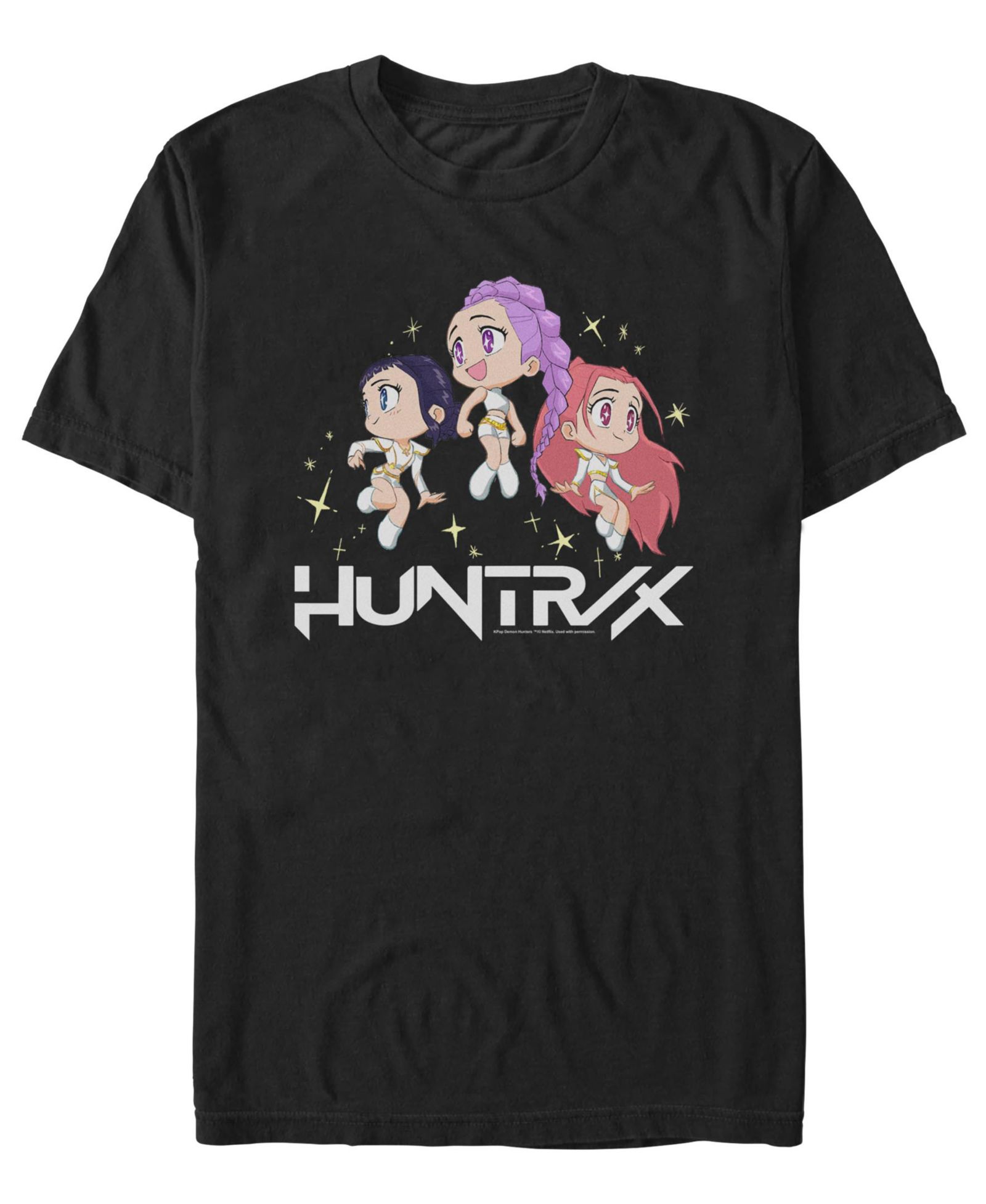 Fifth Sun Men's K-Pop Demon Hunters Chibi Group Huntrix T-Shirt