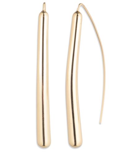 Lauren Ralph Lauren Silver-Tone Sculptural Threader Earrings (also in Gold-Tone)