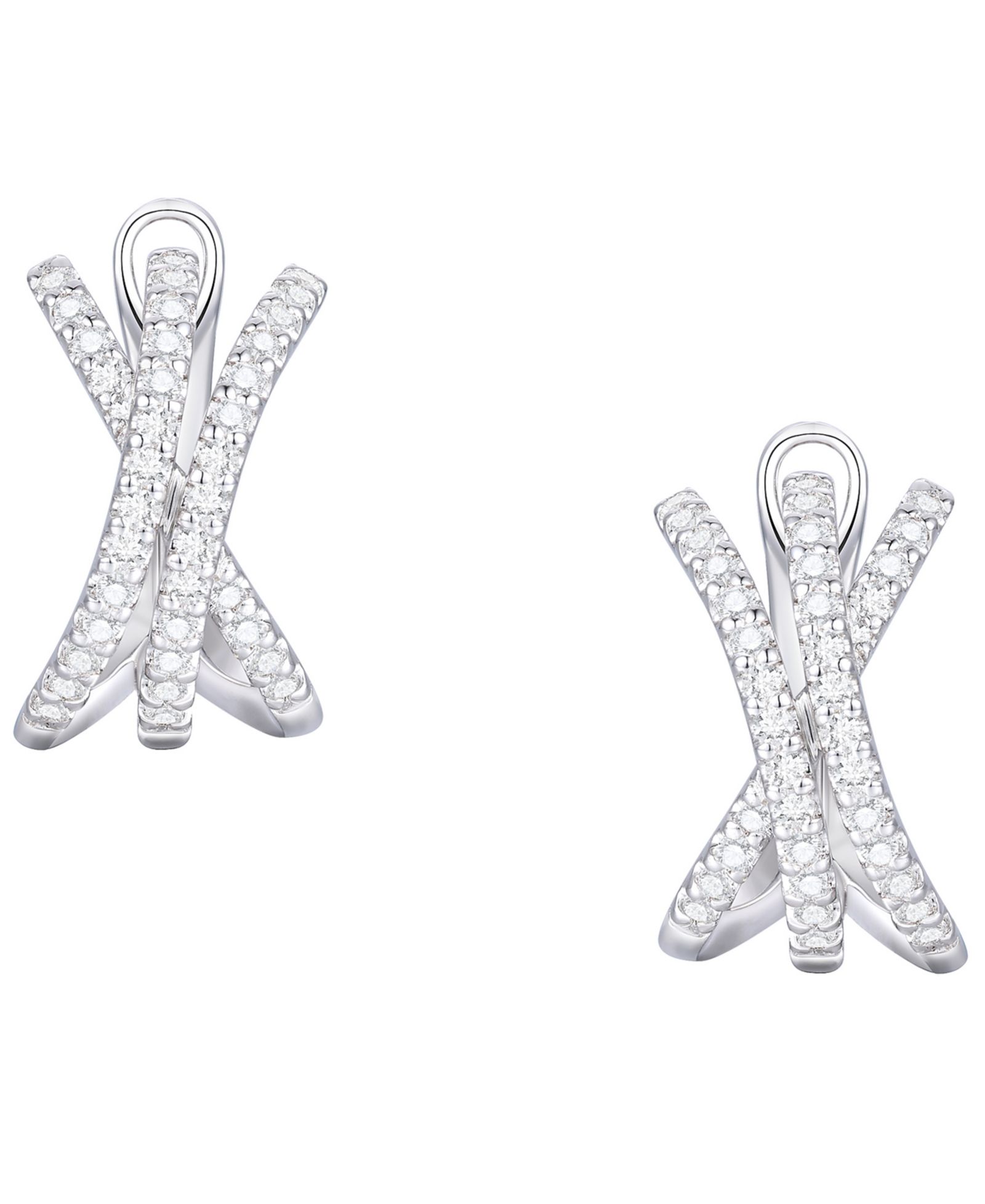 Серьги Diamond из стерлингового серебра
