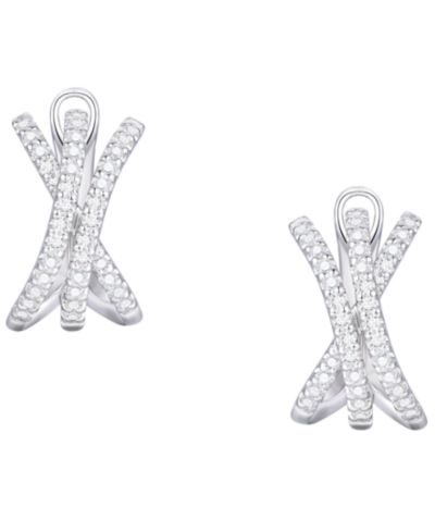 Серьги Diamond из стерлингового серебра