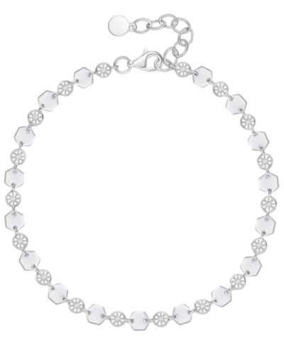 Diamond Luna Браслет (1/10 ct. t.w.) из стерлингового серебра