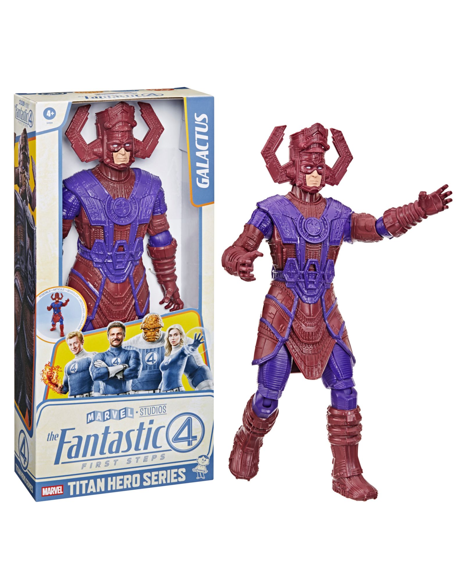 Hasbro Marvel Galactus Titan Hero Series 11-Point Articulation 13.8" Action Figure, Ages 4+