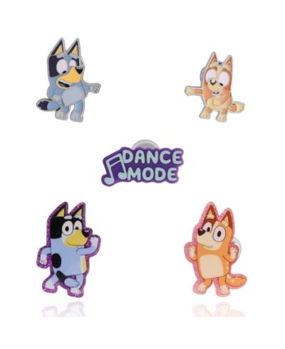 Набор значков Bluey Enamel Pin Set - 5-Piece Character Collector Pack