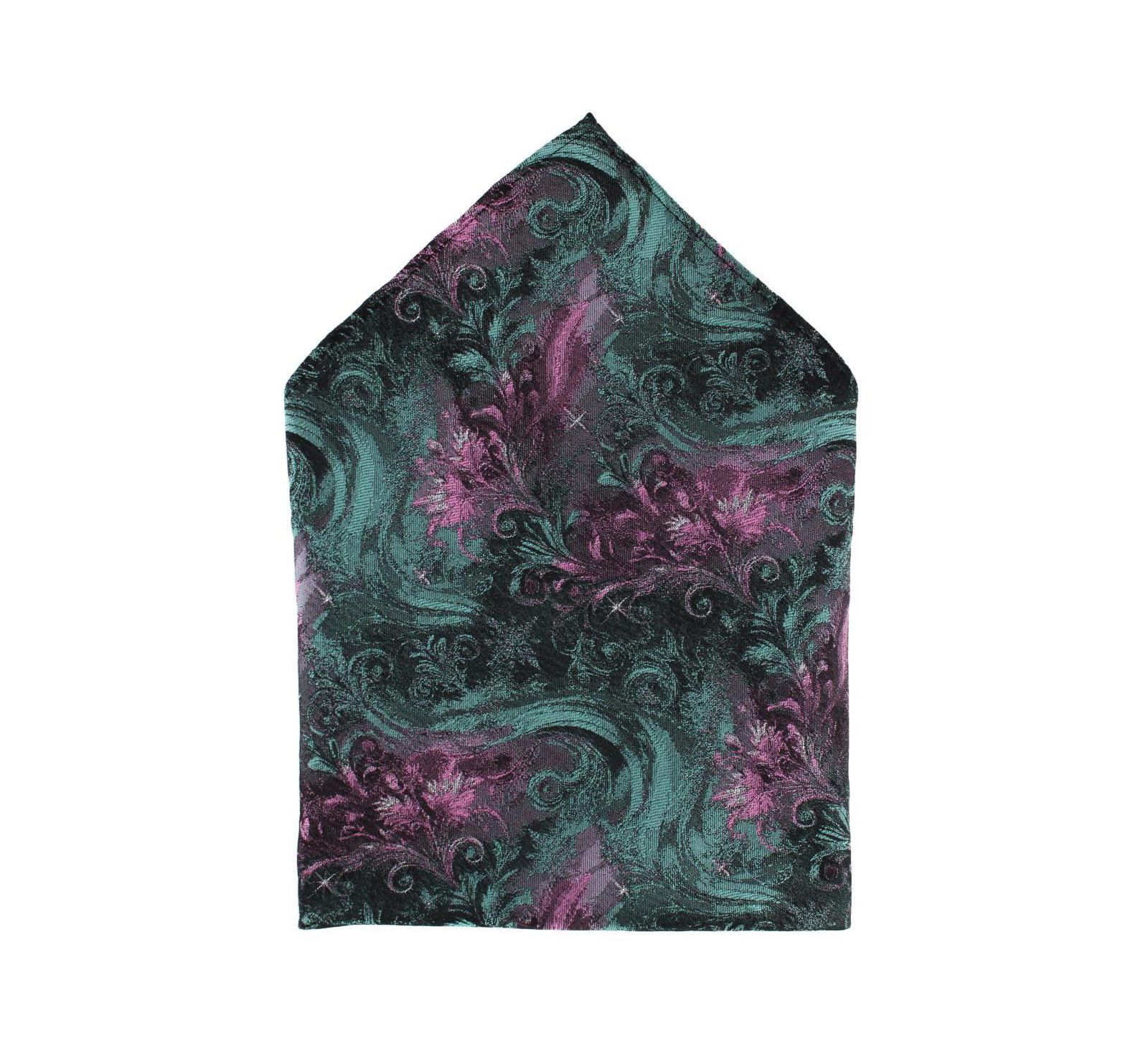 TRAFALGAR Men's The Arcane Storm Silk Novelty 12x12 Pocket Square