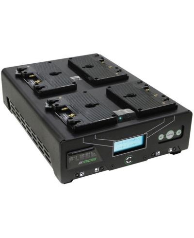 Core SWX Fleet-Q4MAi зарядное устройство для аккумуляторов Gold Mount с 4 позициями