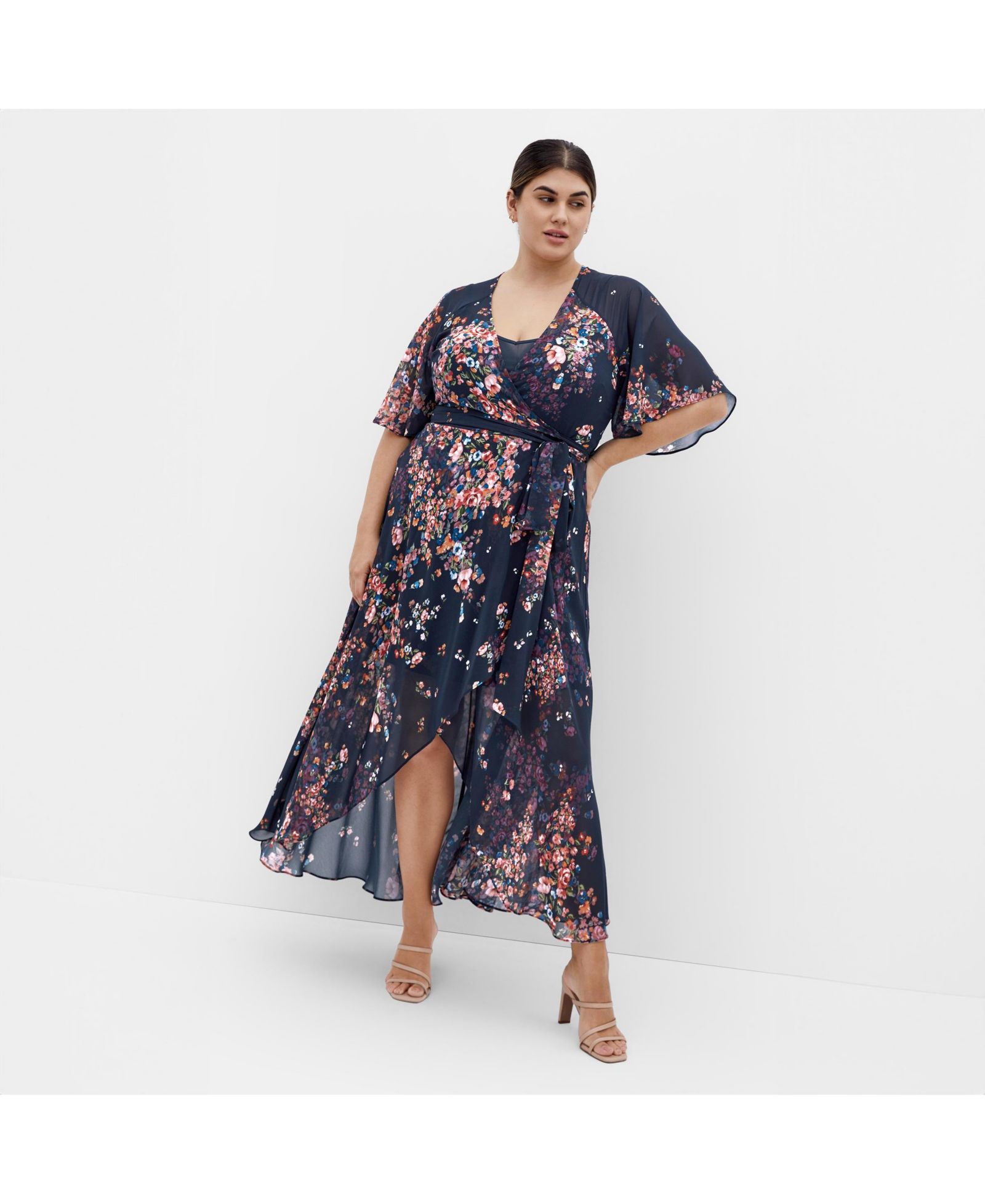 CITY CHIC платье Plus Size с принтом Lovers Lane