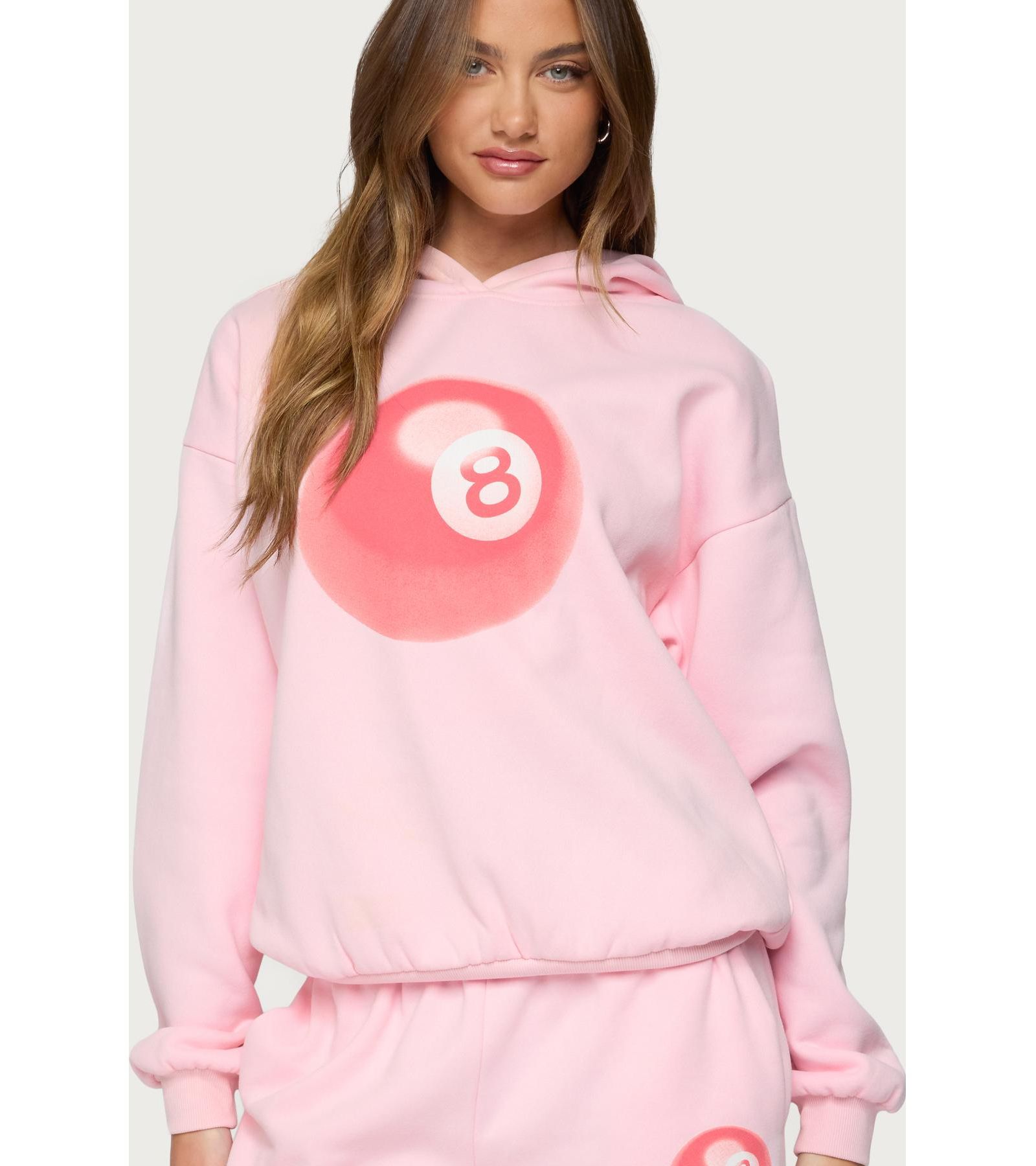 Женское худи Edikted Lucky 8 Oversized