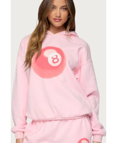 Женское худи Edikted Lucky 8 Oversized