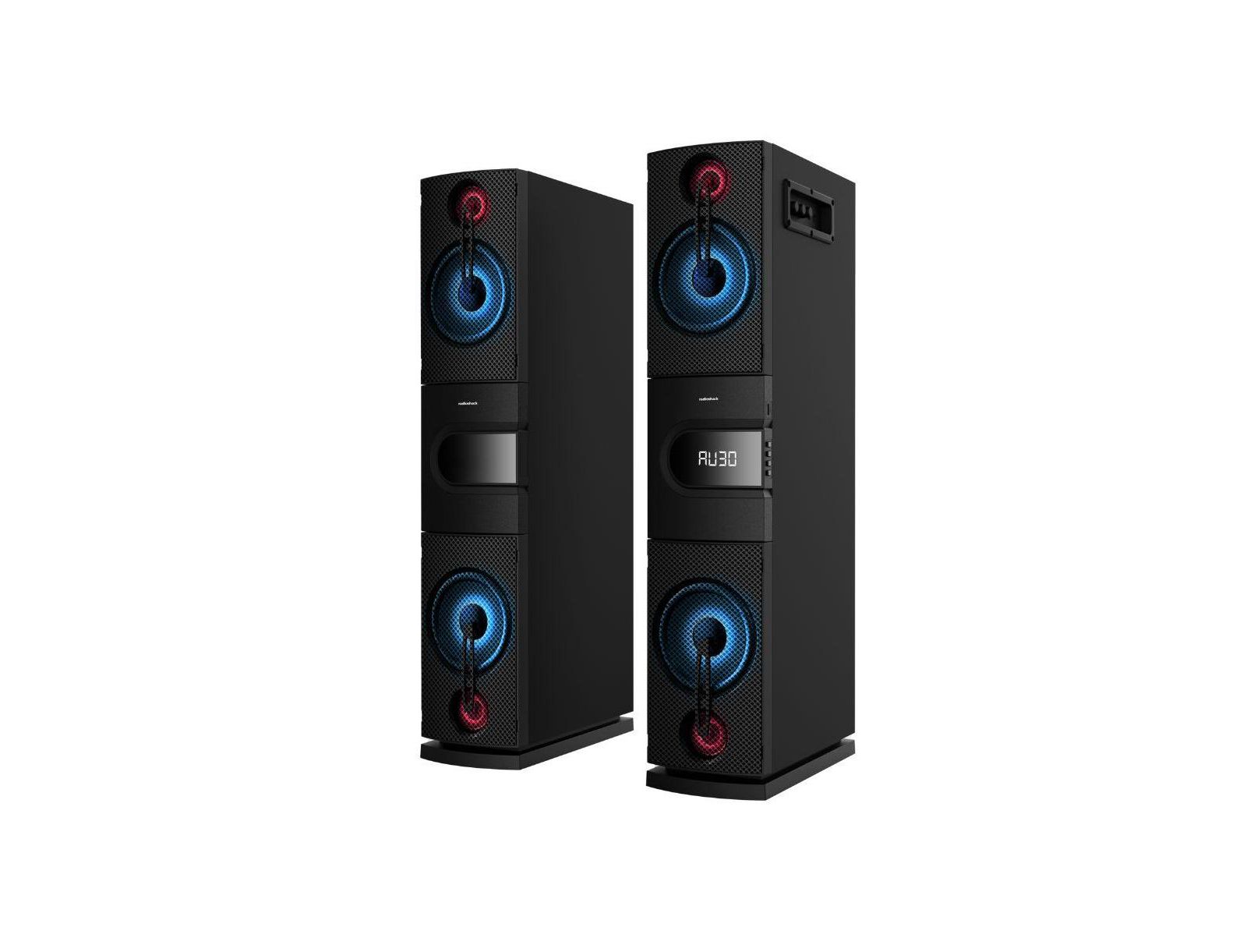 Bluetooth колонка-башня RadioShack 4001975 240W с FM радио караоке и пультом управления
