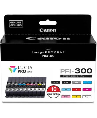 Набор чернил Canon PFI-300 10 цветов, 14.4ml