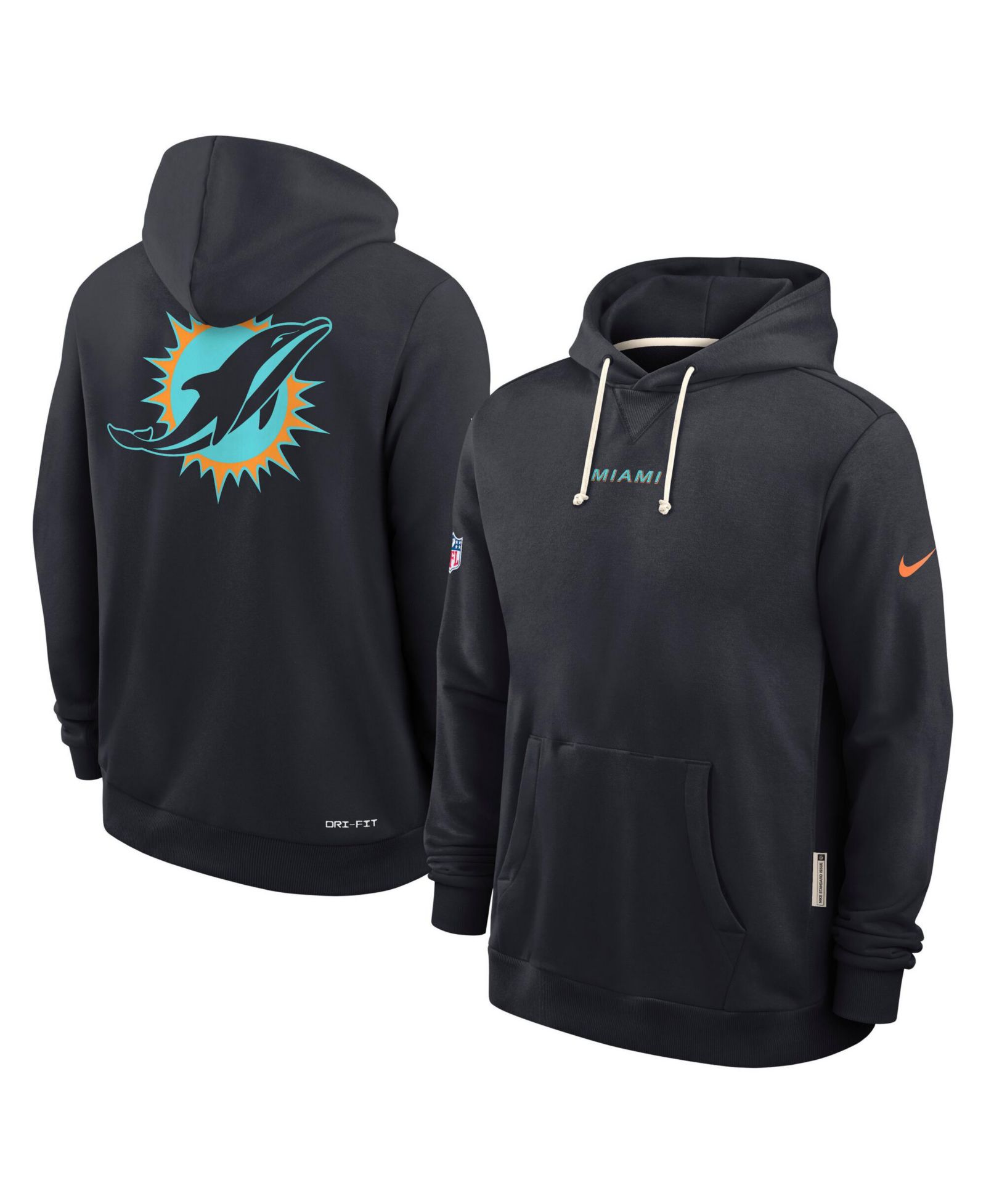 Nike Мужское худи Miami Dolphins 2025 NFL Rivalries, Navy