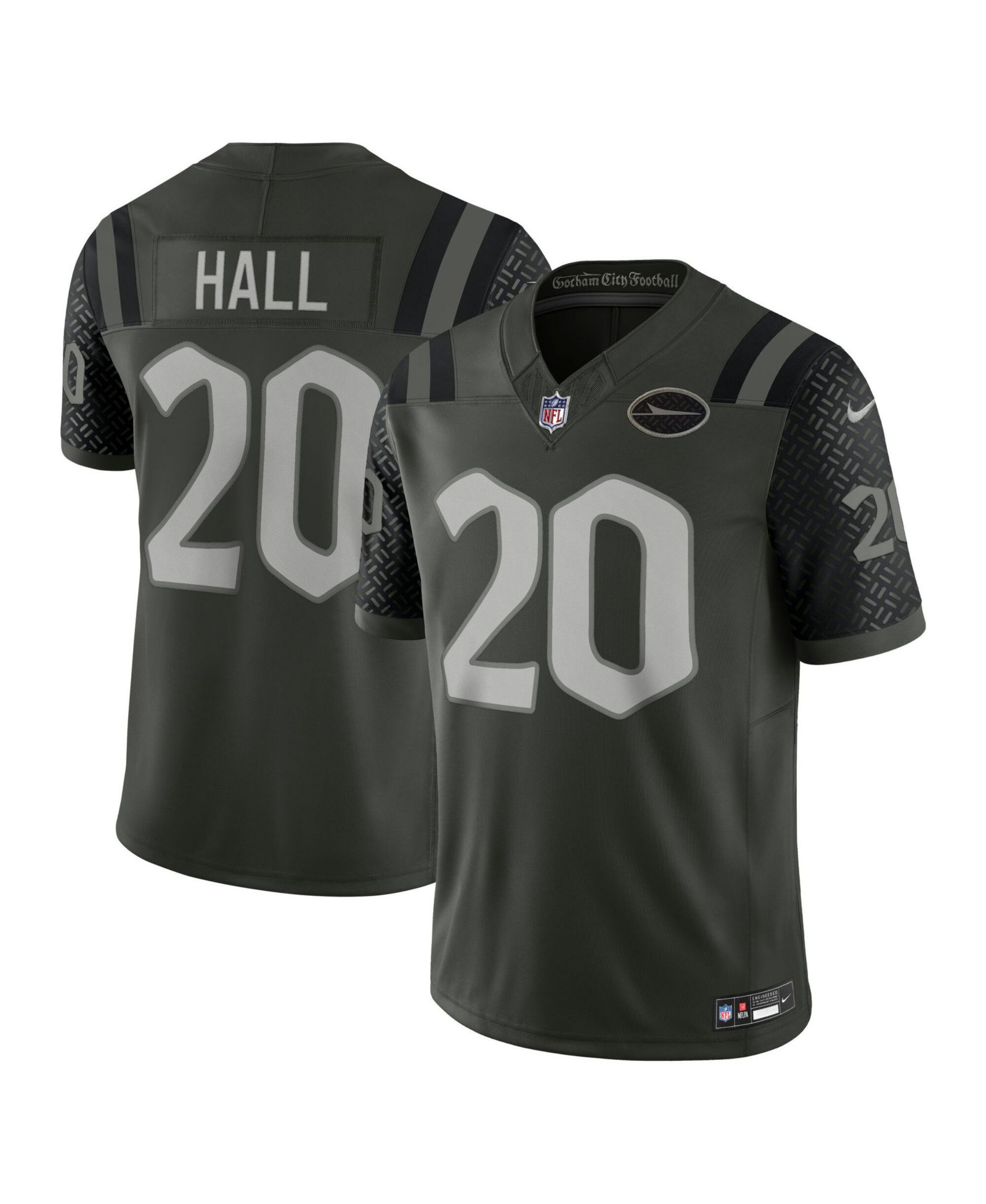 Nike Men's Breece Hall Green New York Jets NFL Rivalry Limited Jersey