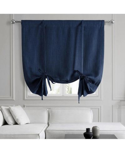 Занавески Half Price Drapes Faux Linen Room Darkening Tie-Up Window Shade
