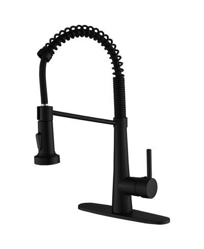 Greenspring кухонный смеситель с выдвижным распылителем, Matte Black