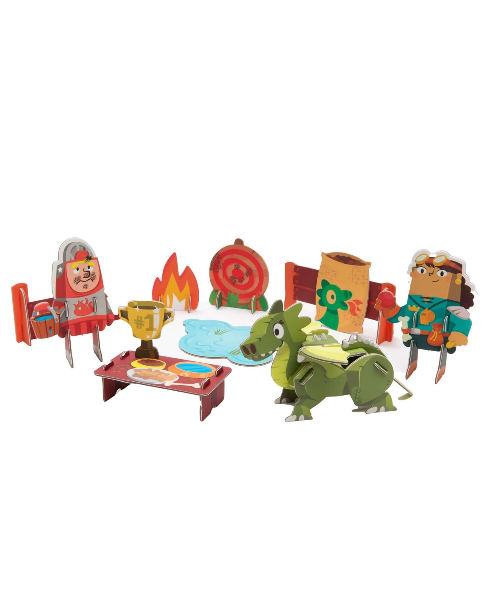 Playper Dragon Trainer STEM 12-Piece Playset, Ages 3+