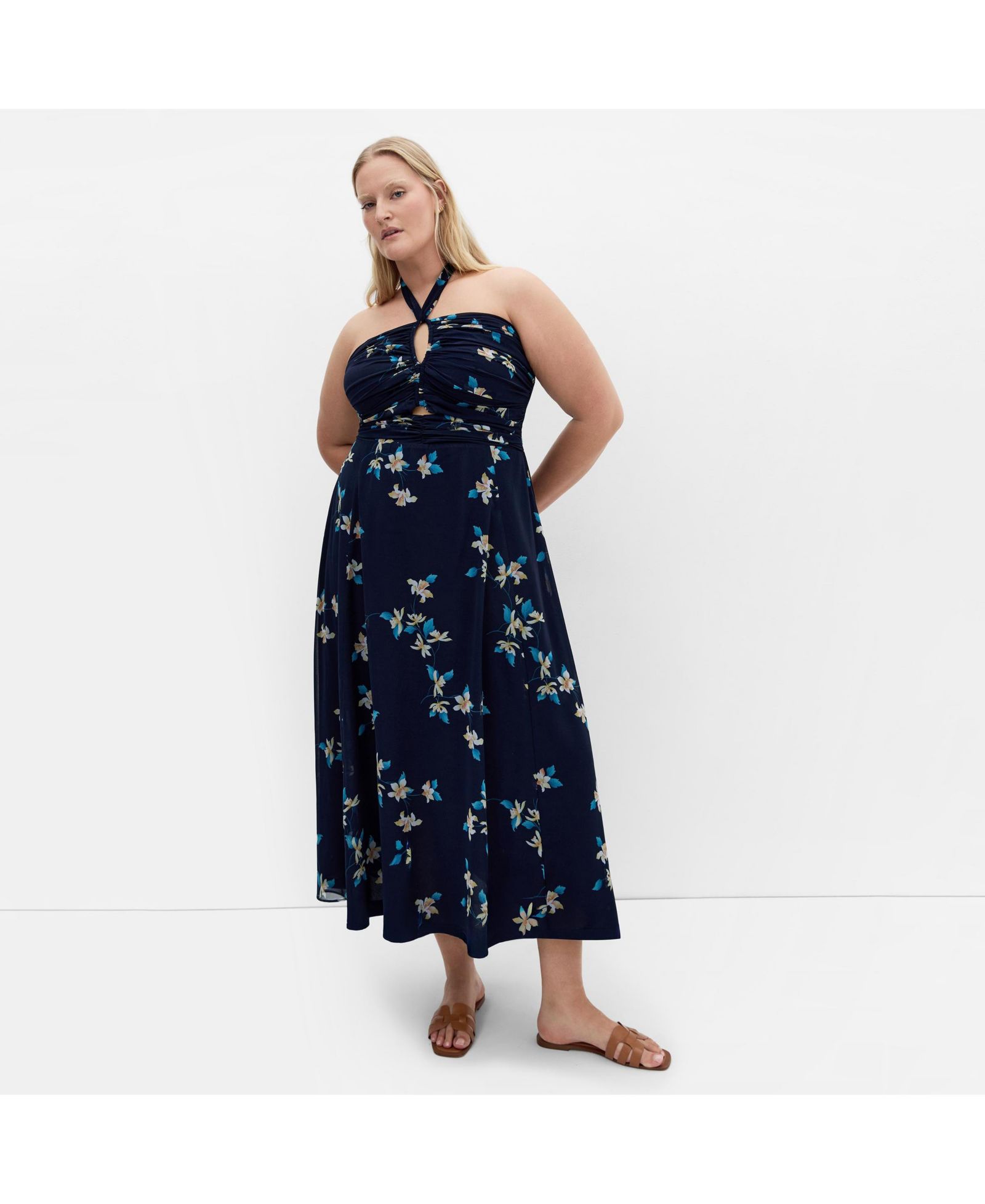 Женское платье макси CITY CHIC Plus Size Everfree Floral Print