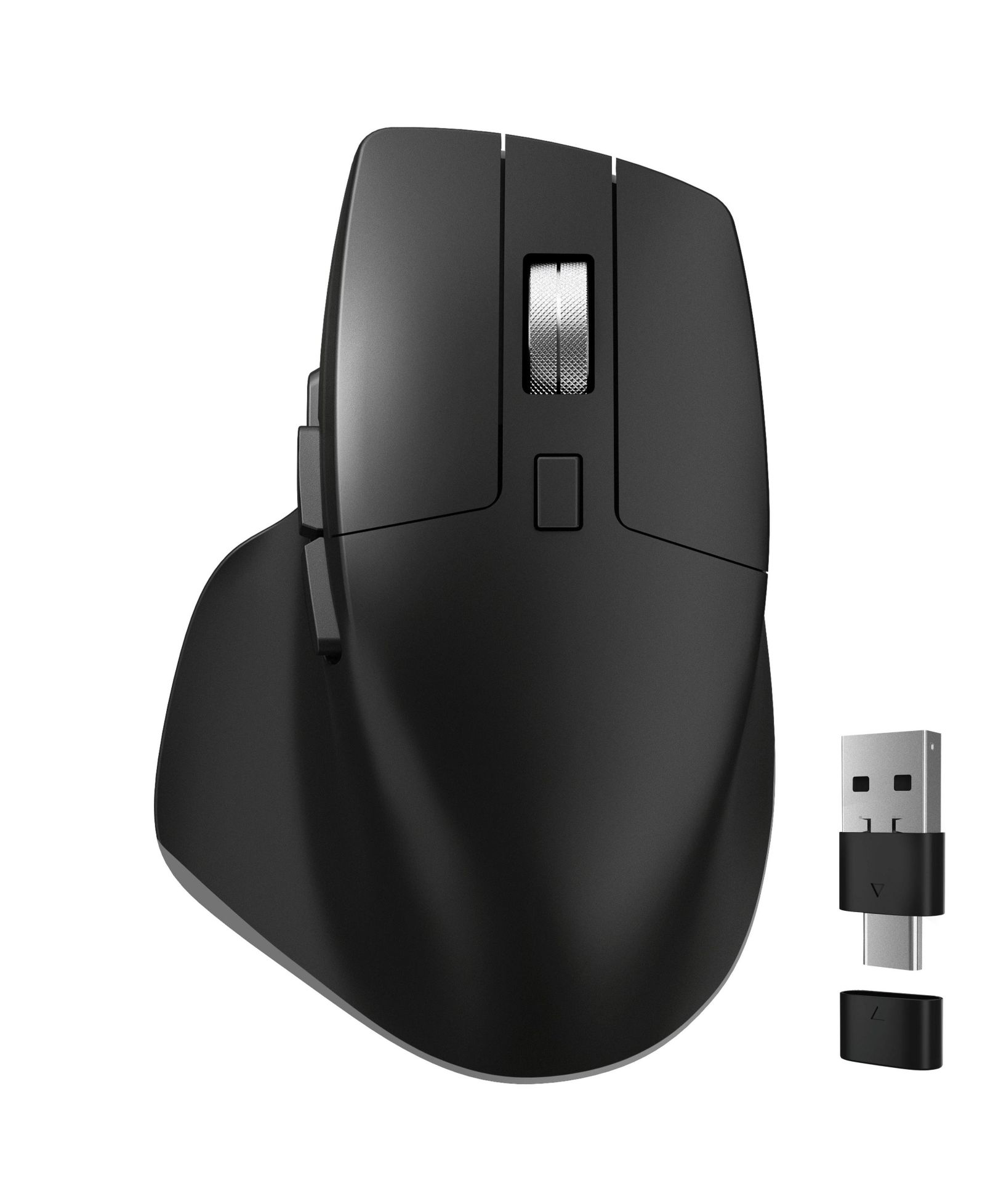 Delton S18 Wireless Ergonomic Noiseless Mouse for PC and Mac (DMS18-wb)