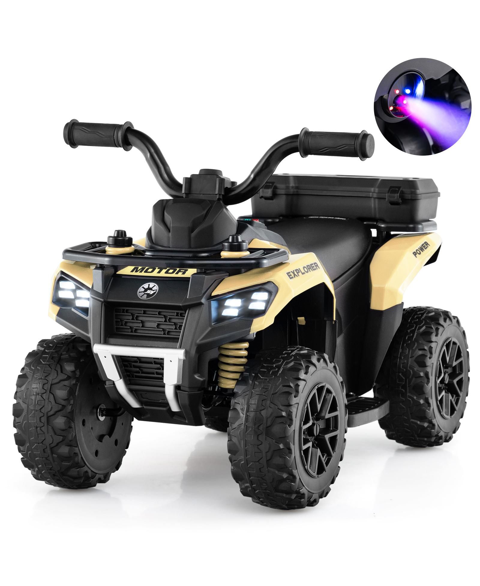 Детский электромобиль Gymax 6V Ride On ATV с музыкой и USB