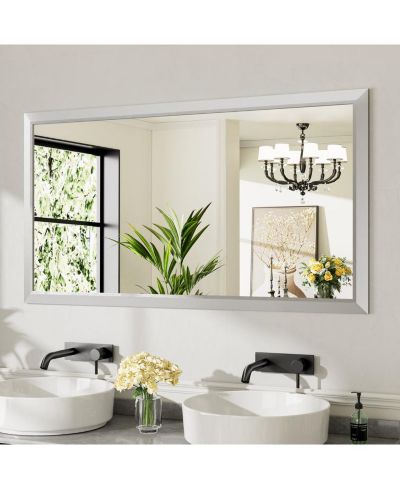 Зеркало Amorho Bathroom Mirror 55" x 30" с металлической рамой