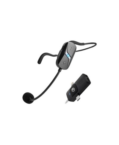 RadioShack Беспроводная гарнитура-микрофон для стриминга и видеозаписи с USB C для зарядки (приемник и микрофон в комплекте)