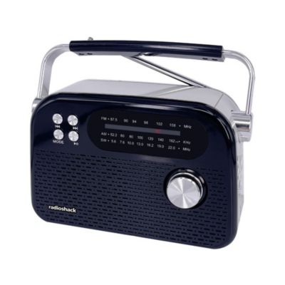 RadioShack Vintage-Inspired 3-Band AM/FM/SW Wireless Bluetooth Radio