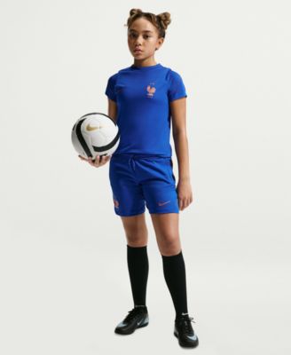 Футболка Nike France Strike Dri-Fit Soccer Short-Sleeve для мальчиков и девочек