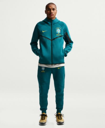 Nike худи на молнии Brazil Soccer Tech Fleece