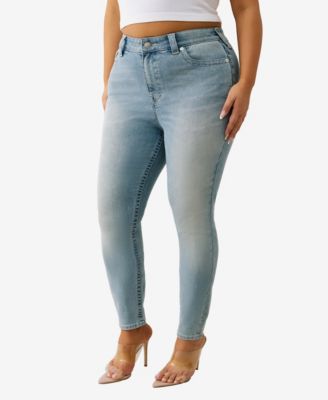 Джинсы True Religion Plus Size Jennie Curvy Skinny Mid-Rise