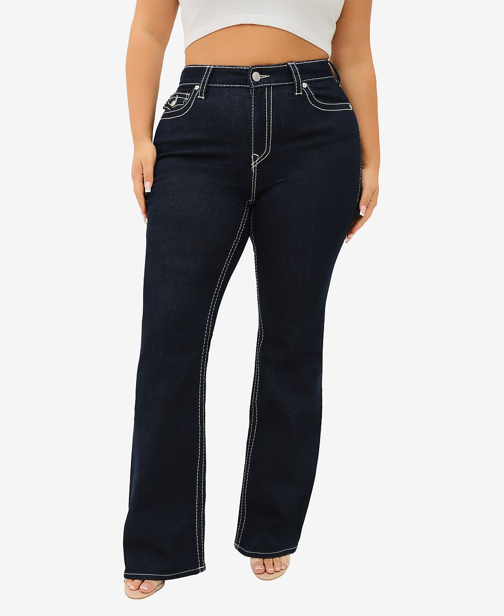 Джинсы True Religion Plus Size Becca Bootcut Mid-Rise