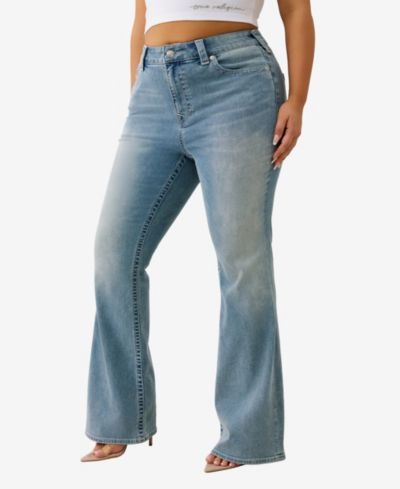 True Religion Plus Size Becca Bootcut Mid-Rise-Jeans