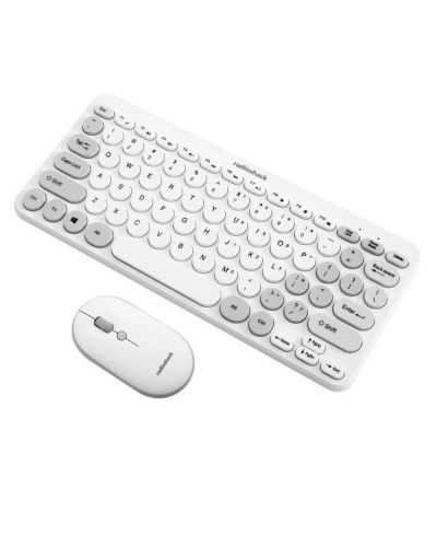 RadioShack беспроводной комплект клавиатура и мышь White, 2.4G, Slim Design, Quiet Typing