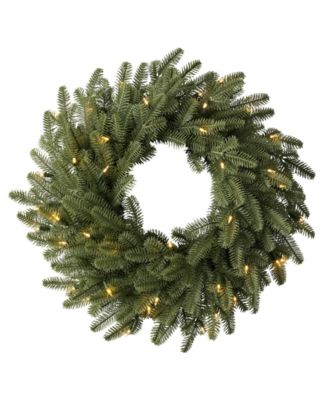 BH Balsam Fir Wreath 26" LEDC