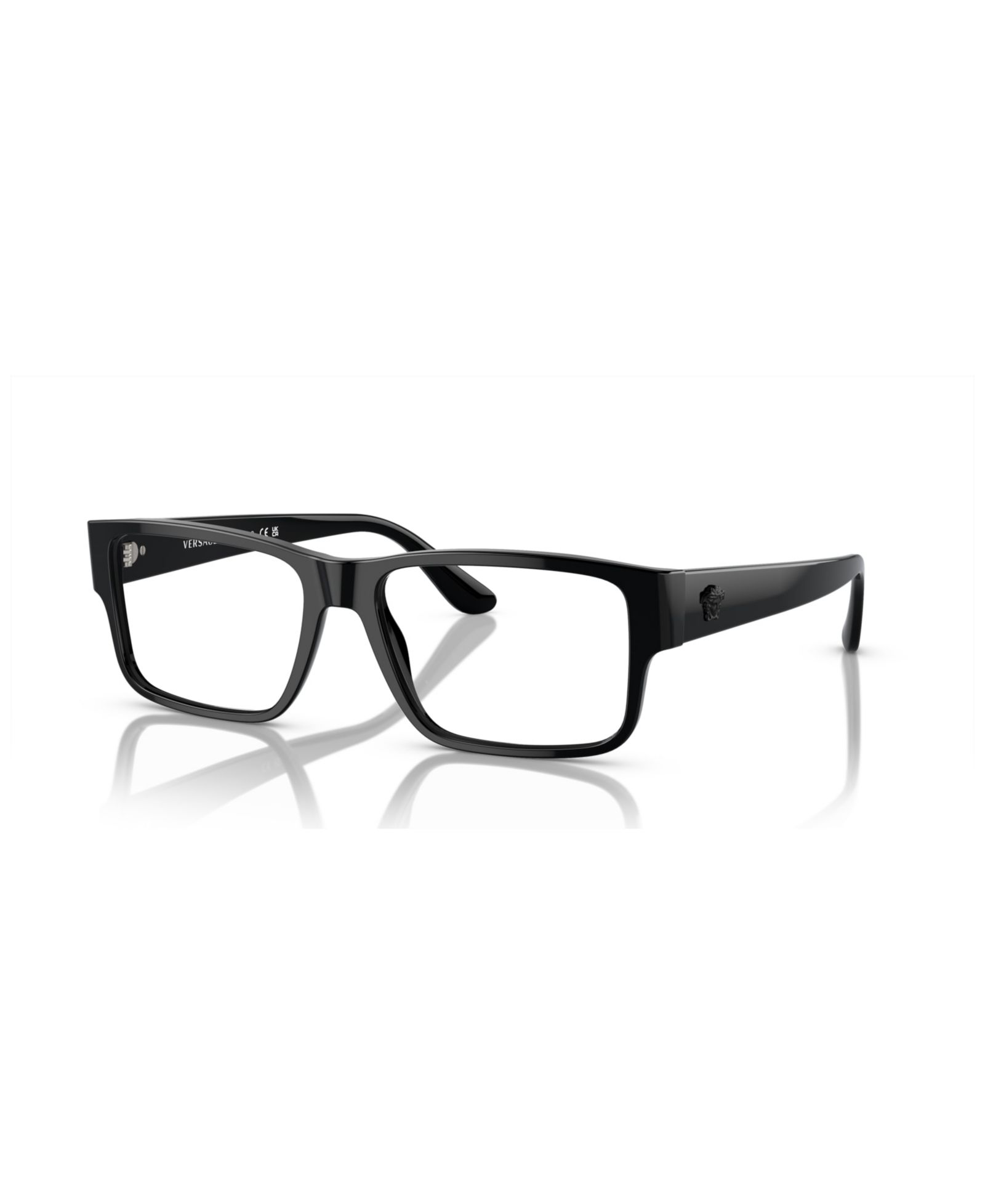 Versace Man Rectangle Plastic VE3342 Eyeglasses