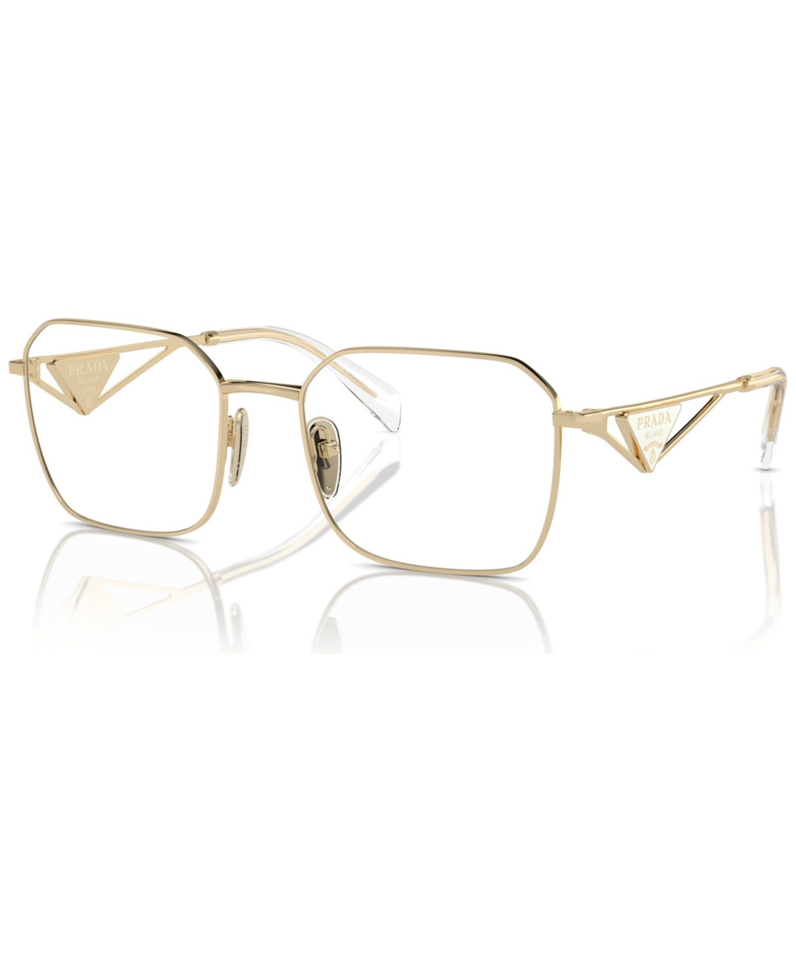 Prada Woman Irregular Metal PR A51V Eyeglasses