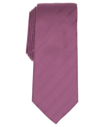 Alfani Мужской узкий галстук Saxon Striped