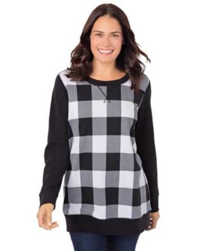 Black buffalo plaid