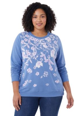 French blue patched paisley