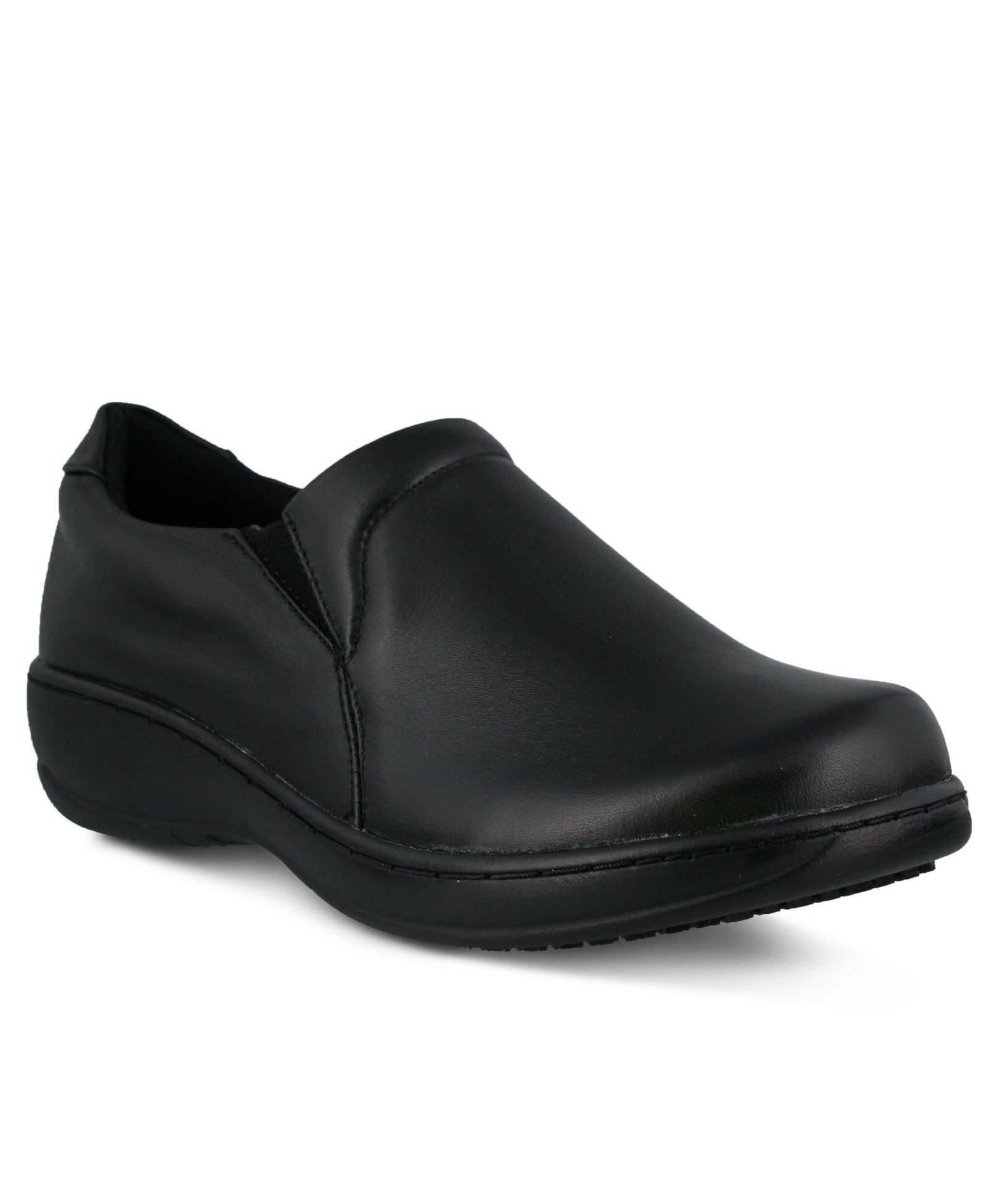 Spring Step Professional Woolin Leather Slip-On Work Loafer with Removable Insole and Padded Collar