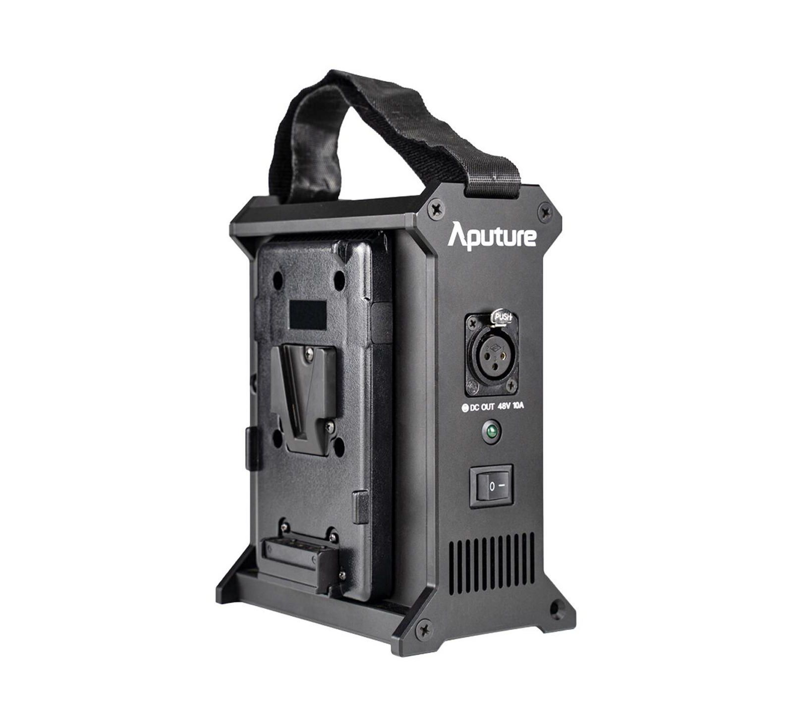 Aputure 2-Bay Battery Power Station for Nova P300c LED Soft Light, V-Mount
