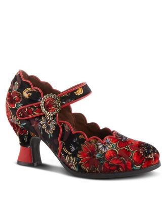Женские туфли L'Artiste Women's Parchelle Hand-Painted Leather D'Orsay Pumps
