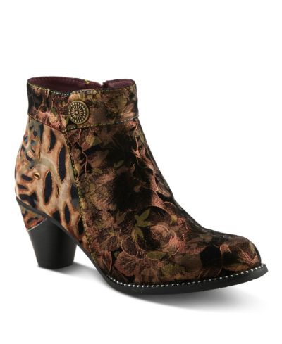 Женские замшевые ботильоны L'Artiste Dessalynn Floral and Animal Print