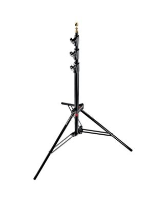 Manfrotto 1004BAC 144" воздушный алюминиевый световой стоечный стойка с 4 секциями и 3 riser, черный - упаковка из 3 стоек