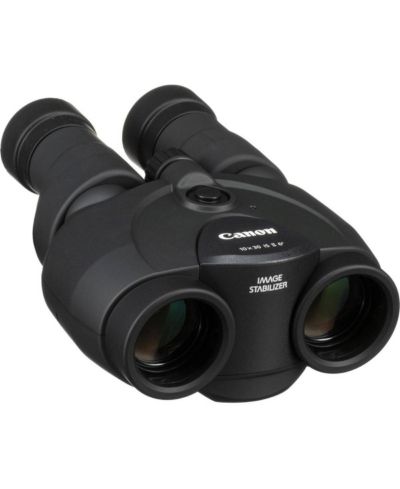 Canon Бинокль с призмой Porro, стабилизация изображения 10x30 IS II, погодоустойчивый, черный
