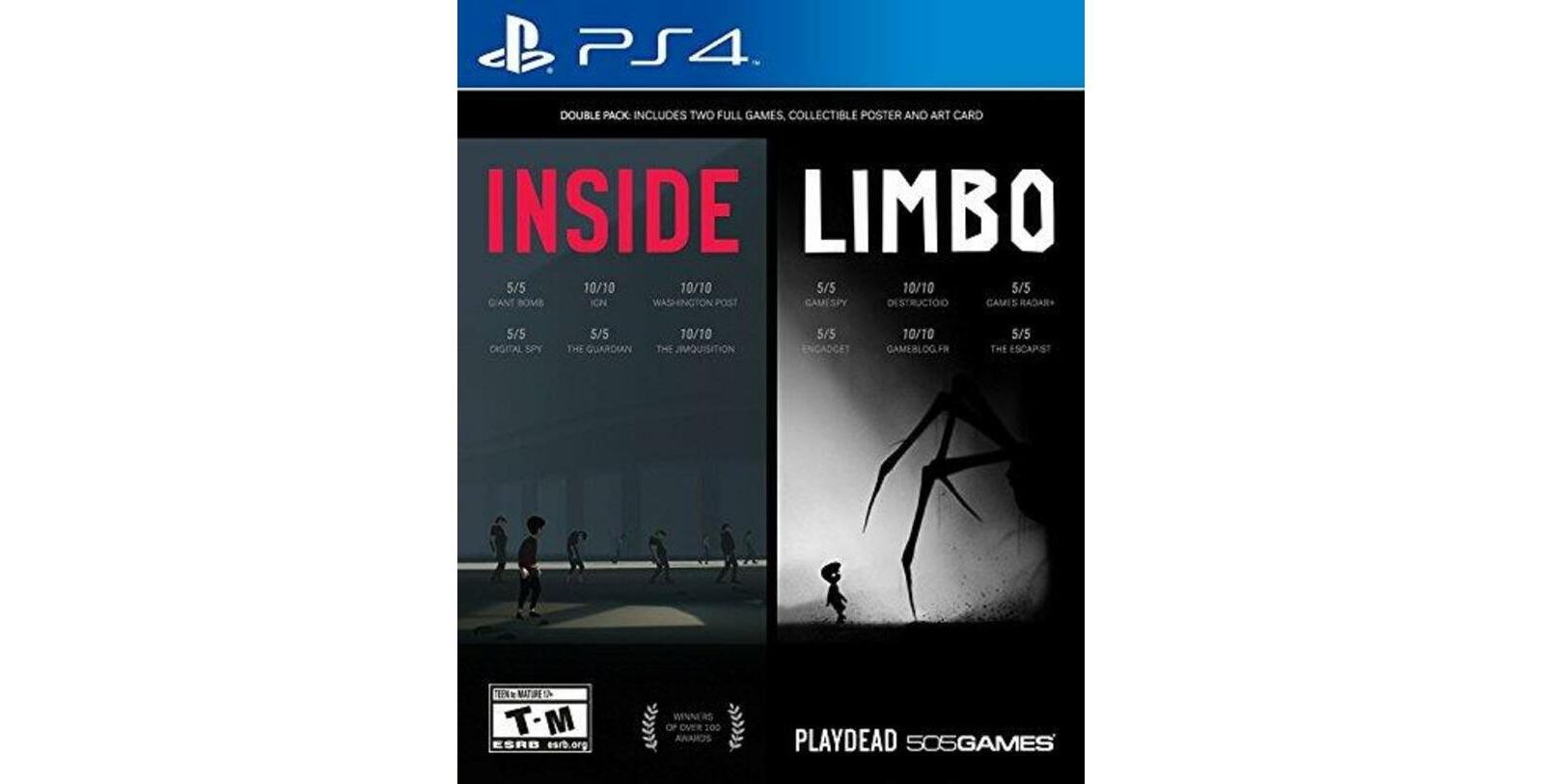 Игры 505 Games Inside Limbo Double Pack - PlayStation 4