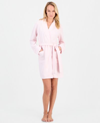Женский махровый халат Charter Club Solid Quilted Belted