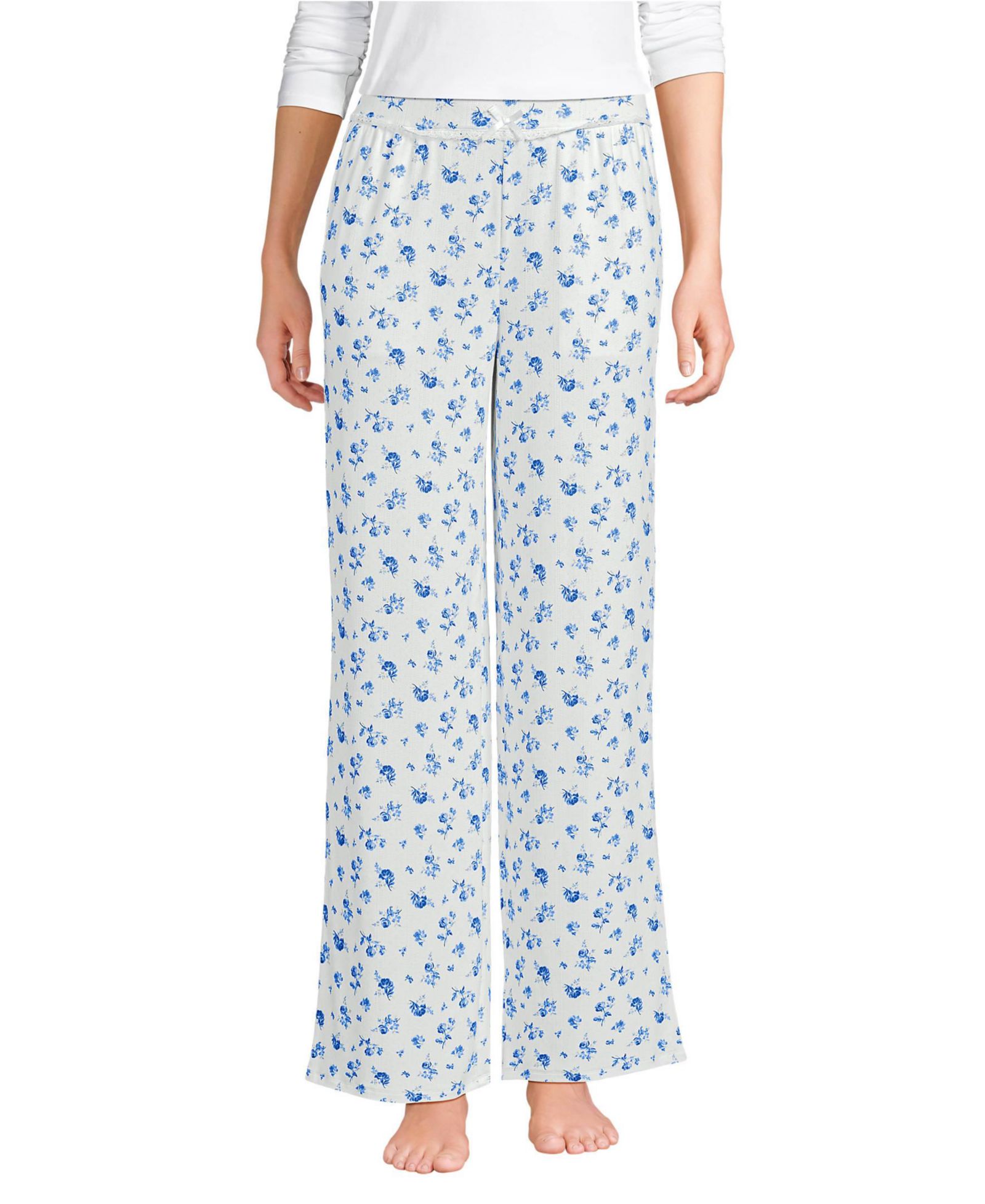 Lands' End Women's Pointelle Sleep Pants