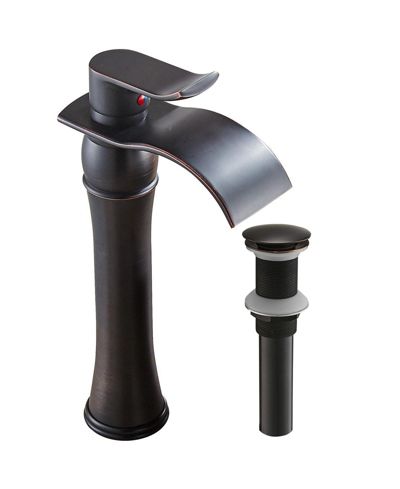 Greenspring смеситель для раковины Waterfall с одним отверстием и одним рычагом в цвете Oil Rubbed Bronze